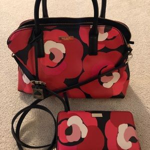 Kate Spade purse and matching wallet
